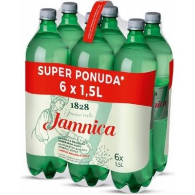 Jamnica minerální voda perlivá 6 x 1,5 l – Hledejceny.cz