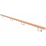 UMAKOV Dřevěné madlo buk a nerezové držáky WBJP/M-4000 – Sleviste.cz