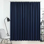 vidaXL Zatemňovací závěs s háčky modrý 290 x 245 cm – Hledejceny.cz