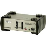 Aten CS-1732B 2-port KVMP USB+PS/2, usb hub, audio, 1,2m – Hledejceny.cz