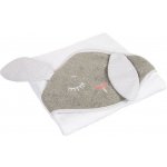 Canpol babies Měkká osuška s šedou kapucí a ušima 100x100cm KRÁLÍČEK – Zboží Dáma