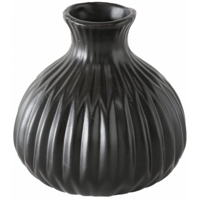 Boltze Home Dekorativní keramická váza, ESKO černá – Zboží Dáma