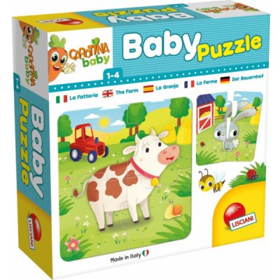 Lisciani Carotina Baby Puzzle Farm – Hledejceny.cz