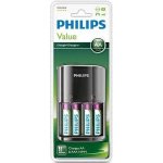 Philips MultiLife SCB1490NB + 4x AA 2100mAh – Hledejceny.cz