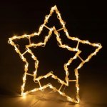 Nexos Vánoční dekorace na okno 50 LED hvězda – Hledejceny.cz