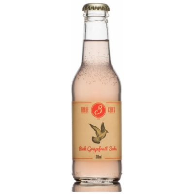 Three Cents Pink Grapefruit Soda 200 ml – Zboží Mobilmania