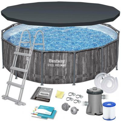 Bestway Steel Pro Max Wood 3,66 x 1 m 5614Z – Zboží Dáma