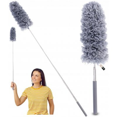 Cadro teleskopický smetáček na prach otočný z mikrovlákna šedý – Hledejceny.cz