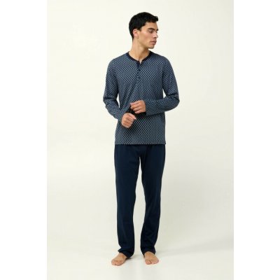 Vamp pánské pyžamo Pyjamas 23670 180 Blue – Hledejceny.cz