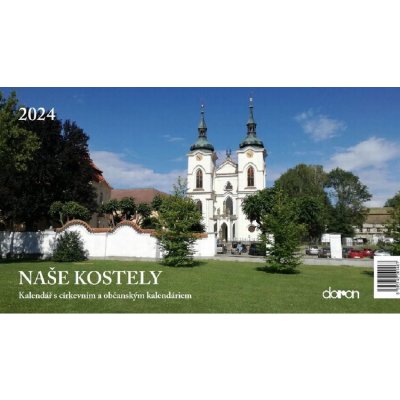 stolní Naše kostely 2024 – Zboží Mobilmania