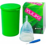 Yuuki Soft Menstruační kalíšek Velký čirý + Sterilizační kelímek 1 ks – Zboží Dáma