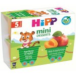 HiPP BIO Jablka s meruňkami 4 x 100 g – Sleviste.cz
