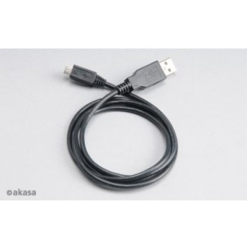 Akasa AK-CBUB05-10BK USB 2.0 Type A na micro B, 1m