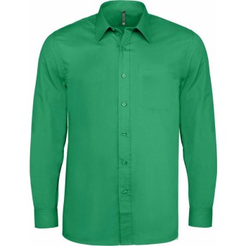 Kariban pánská košile s dlouhým rukávem Jofrey Kelly zelená