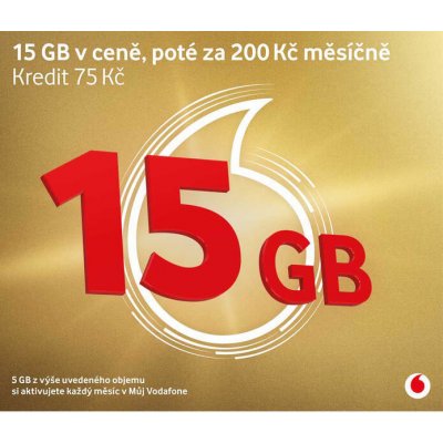 Zlatá karta Vodafone – Zboží Mobilmania