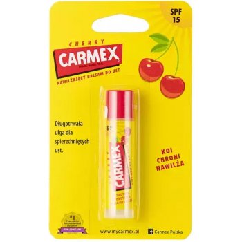 Carmex Cherry Tuhý balzám na rty Třešeň 4,25 g