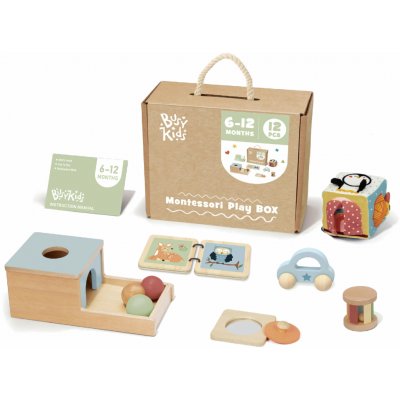 BusyKids Montessori Edukační box pro děti 6 - 12 měsíců – Zboží Dáma