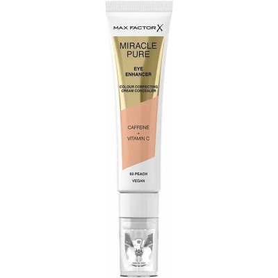 Max Factor Krémový korektor Miracle Pure Eye Enhancer Concealer 03 Peach 10 ml – Zboží Dáma