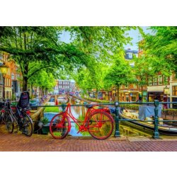 BlueBird The Red Bike in Amsterdam 1000 dílků