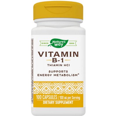 Natures Way Vitamin B1 100 kapslí – Hledejceny.cz