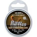 Savage Gear Raw49 10m 0,36mm 24lb Uncoated Brown – Zboží Mobilmania