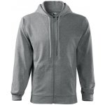 Malfini Trendy zipper 410 tmavě šedý melír – Sleviste.cz