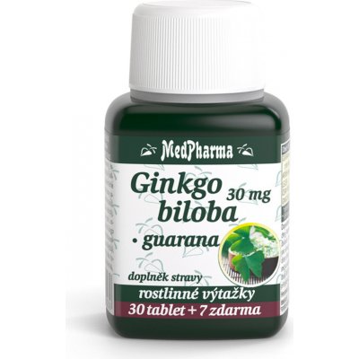 MedPharma Ginkgo biloba guarana 37 kapslí – Hledejceny.cz