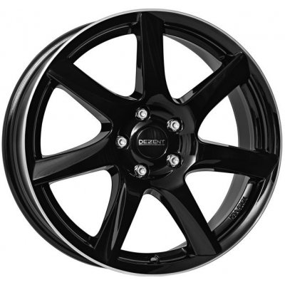 Dezent TW 6x15 5x100 ET38 black polished – Zbozi.Blesk.cz