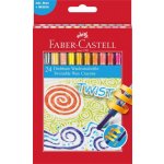 Faber-Castell Twist set voskovky vysouvací 24 barev – Hledejceny.cz