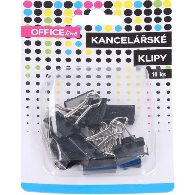 Klip kancelářský 10 ks, 19 mm – Hledejceny.cz