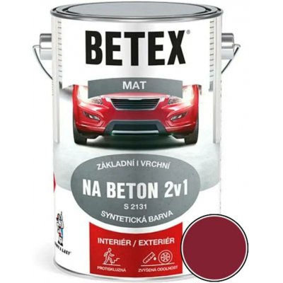 Betex 2v1 na beton S2131 5 kg červenohnědá – Sleviste.cz