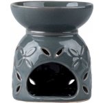 Svíčky aroma lampa keramická 95 x 110 mm šedá – Zboží Dáma