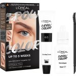 L'Oréal Paris Brow Color Semi-Permanent Eyebrow Tint 6.0 Light Brunette 1 ml – Zboží Dáma