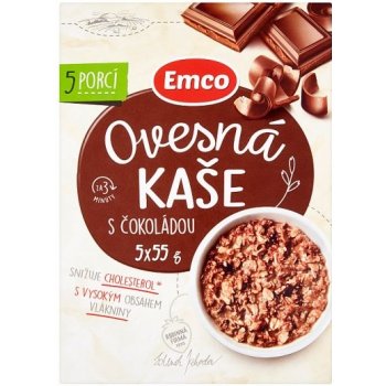 Emco Ovesná kaše s čokoládou 5 x 55 g