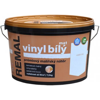 Barvy a laky Hostivař REMAL Vinyl bílý mat 4 kg