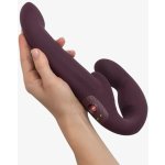 HOT FUN FACTORY Share Vibe Pro strap-on Burgundy – Hledejceny.cz