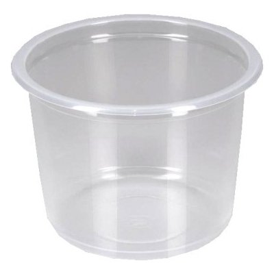 Plastová zatavovací miska na polévku PP 500 ml kulatá transparentní O115 mm Ecofol 30.09728 – Zboží Mobilmania