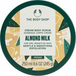 The Body Shop Almond Milk & Honey tělový peeling 250 ml – Zboží Dáma