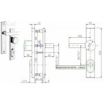 Rostex BK R1 BT3 – M PZ – 90 mm Nerez chrom – Hledejceny.cz