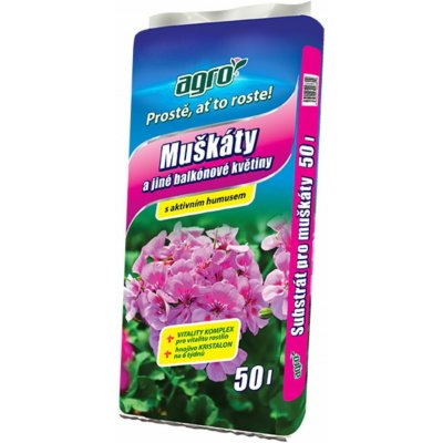 Agro CS Substrát pro muškáty 50 l – Zboží Mobilmania