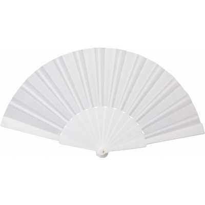 Látkový vějíř TELA bílý – Sleviste.cz