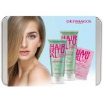 Dermacol Hair Ritual posilující kondicionér pro objem vlasů 200 ml + obnovující šampon pro objem vlasů 250 ml + intenzivní regenerační maska na vlasy 15 ml – Zboží Mobilmania