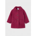 Mayoral kabát zimní s límečkem krulový vínový – Hledejceny.cz