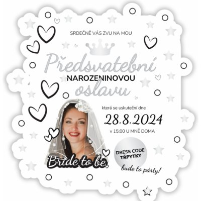 Personal Personal Personalizované pozvánky Předsvatební oslava – Hledejceny.cz