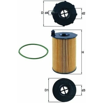 Olejový filtr MAHLE ORIGINAL OX 420D (OX420D) – Hledejceny.cz