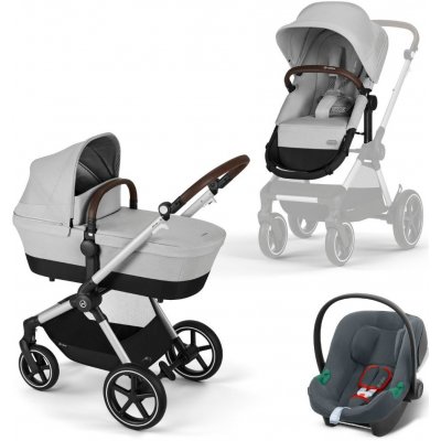 Cybex Eos Lux + Aton B2 i-Size 2023 Lava Grey – Hledejceny.cz