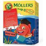 Mollers Omega 3 Želé Rybičky malinová příchuť 45 tablet – Zboží Mobilmania