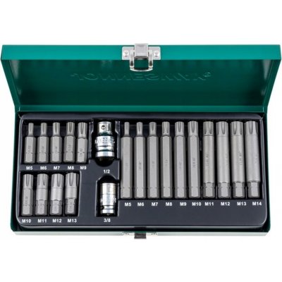 Sada bitů RIBE M5 M13 délky 40 a 75 mm s adaptéry 21 ks Jonnesway S29H4121S – Hledejceny.cz