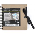 Kreativní album 20,5 x 20,5 cm HNĚDÁ – Zboží Živě