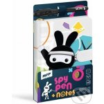 Blok s magnetem SPY NOTES černý – Zboží Dáma